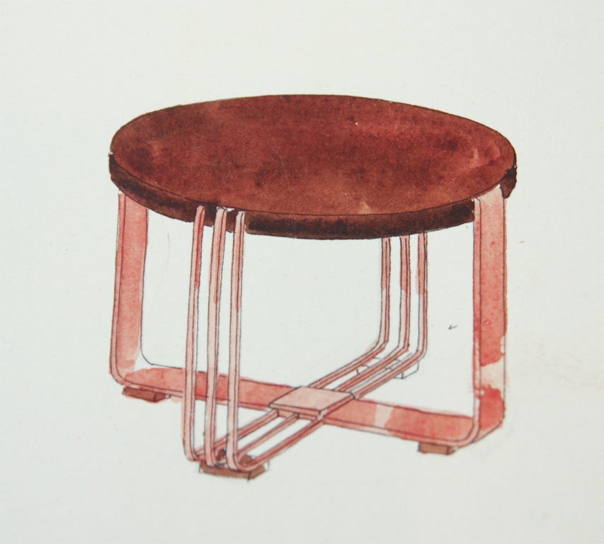Set of Four  Original Drawings by Gilbert Rohde 4