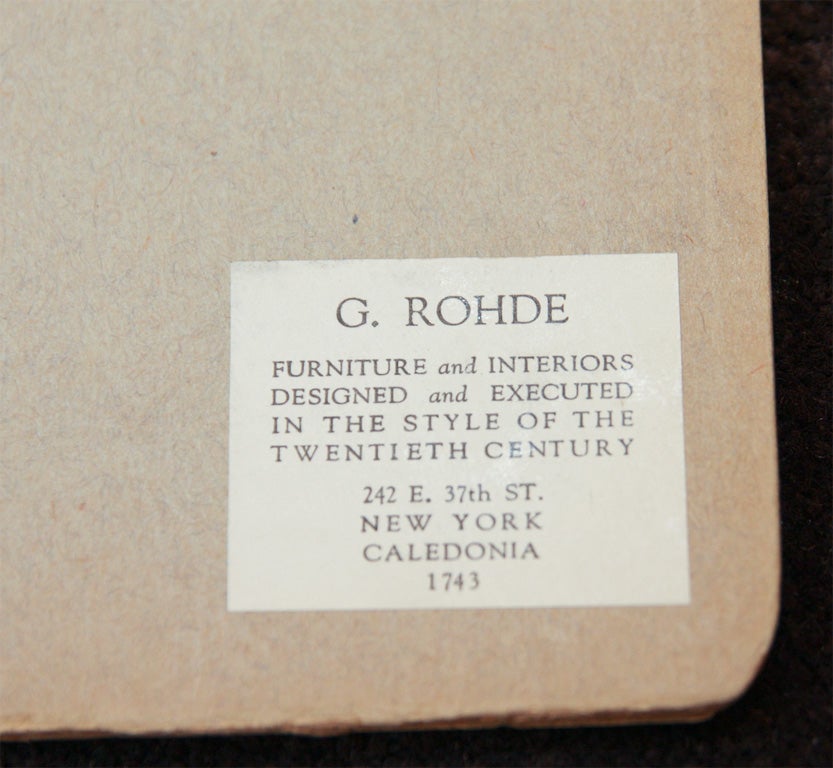 Set of Four  Original Drawings by Gilbert Rohde In Excellent Condition In New York, NY