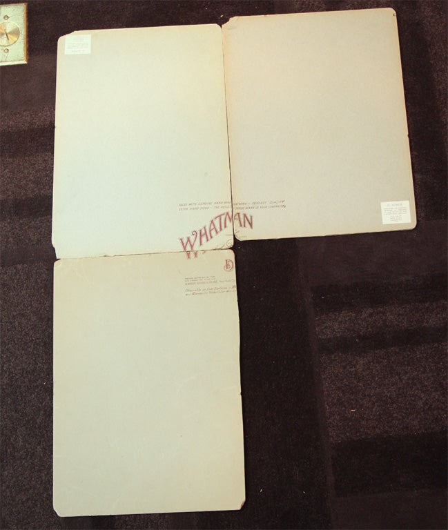 20th Century Set of Four  Original Drawings by Gilbert Rohde