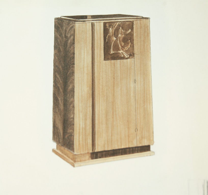 Set of Four  Original Drawings by Gilbert Rohde 1