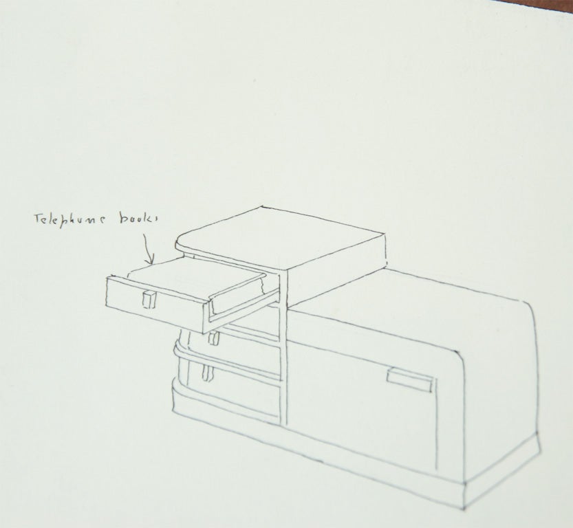 Set of Four  Original Drawings by Gilbert Rohde 5