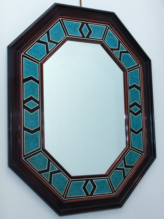 Miroir octogonal MAISON JANSEN
