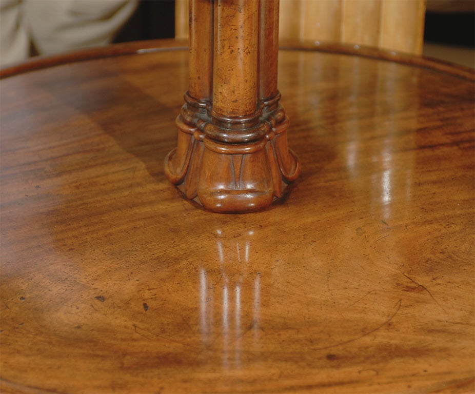 19thC ENGLISH DUMBWAITER, TIERED ROUND 1
