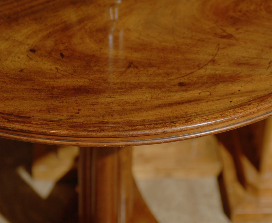 19thC ENGLISH DUMBWAITER, TIERED ROUND 4