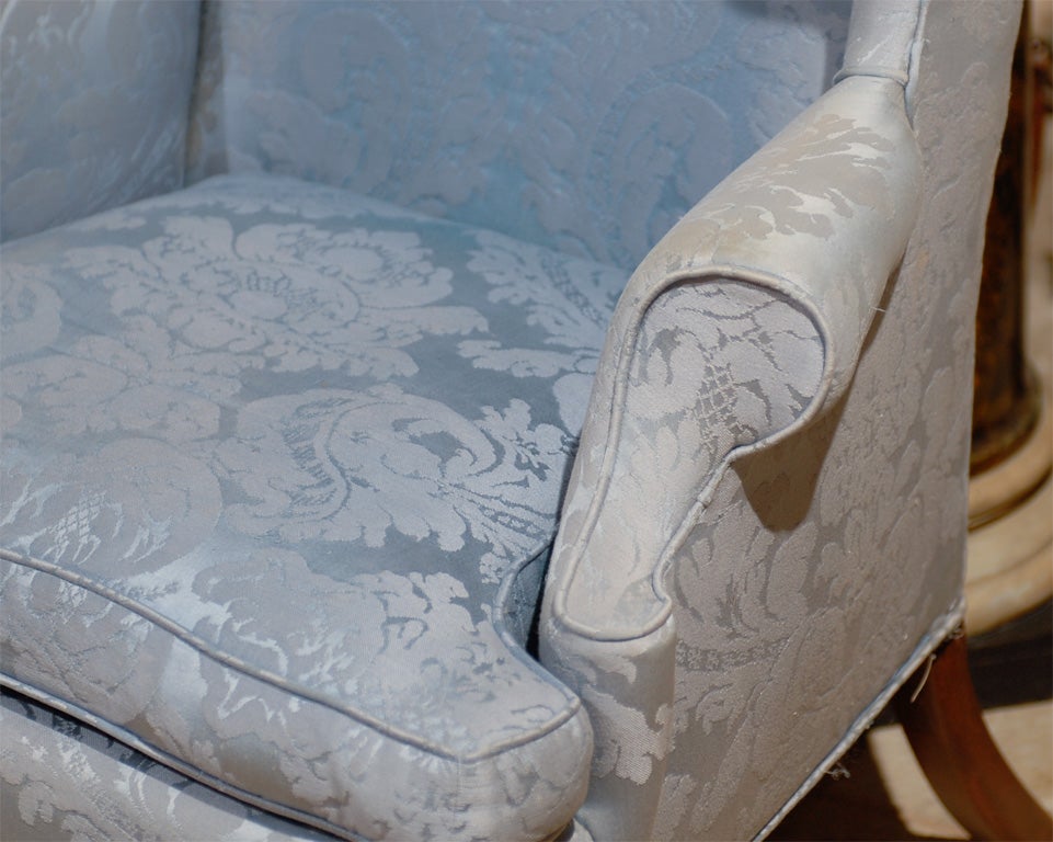 18th Century and Earlier 18thC ENGLISH WING CHAIR, MAHAGONY
