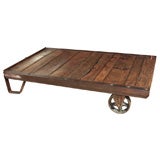 Antique seed mill cart