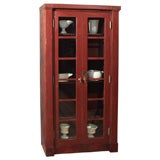 Arts and Crafts style steel cabinet
