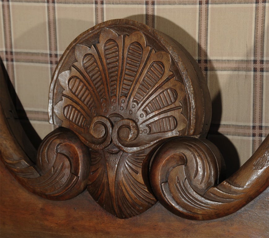 19th c French Butchers Work Table with Pr Iron Bulls Heads 2