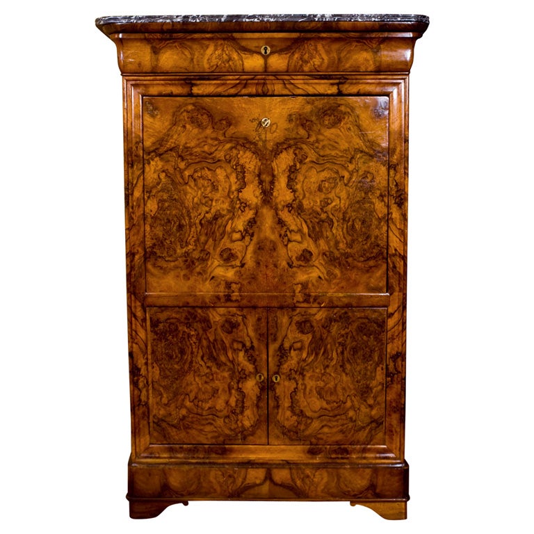 Lovely Louis-Philippe period  Secretaire  Abattant