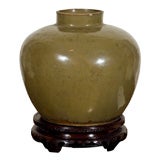 Antique Chine Tea Green jar