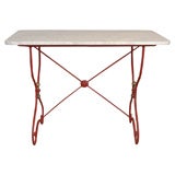 French Art Nouveau Bistro Table