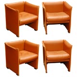 Set of Four Vintage Cassina "Bellini" Chairs