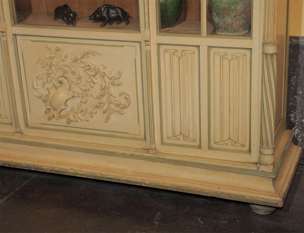 French Gothic Revival Bookcase Attributed To E.e. Viollet- Le- Duc For Sale