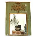Antique French Trumeau Mirror