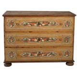 Austrian Paint Decorated Chest of Drawers