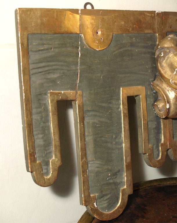 Carved Pair of 19th Century Italian Medieval Style One-Arm Sconces For Sale