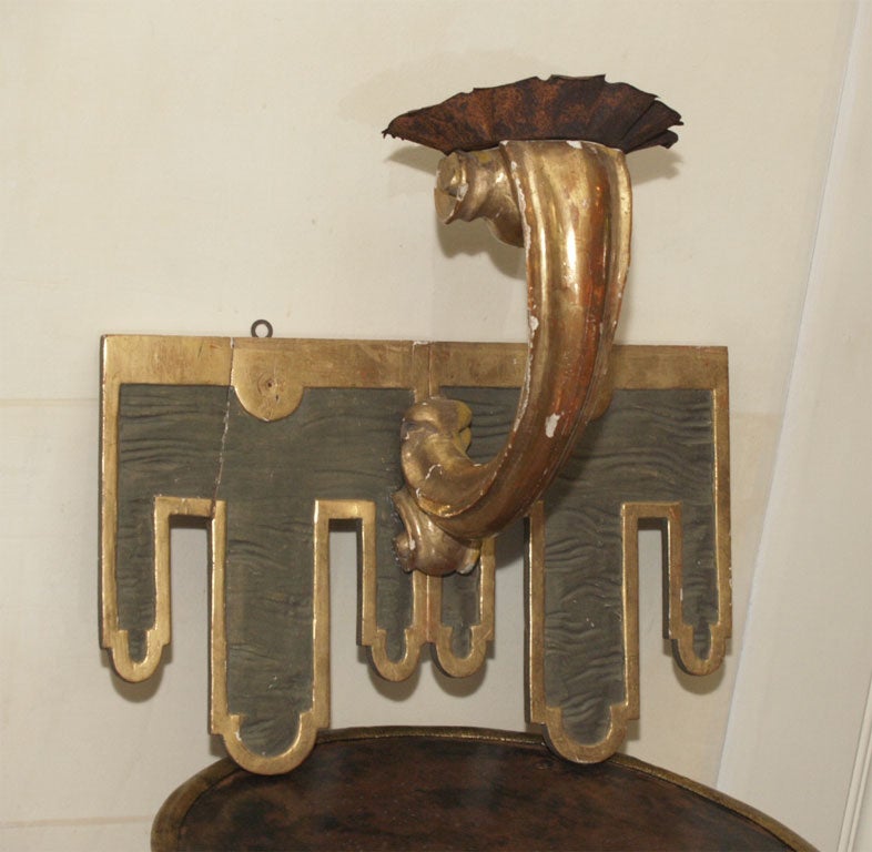 Pair of 19th Century Italian Medieval Style One-Arm Sconces For Sale 1