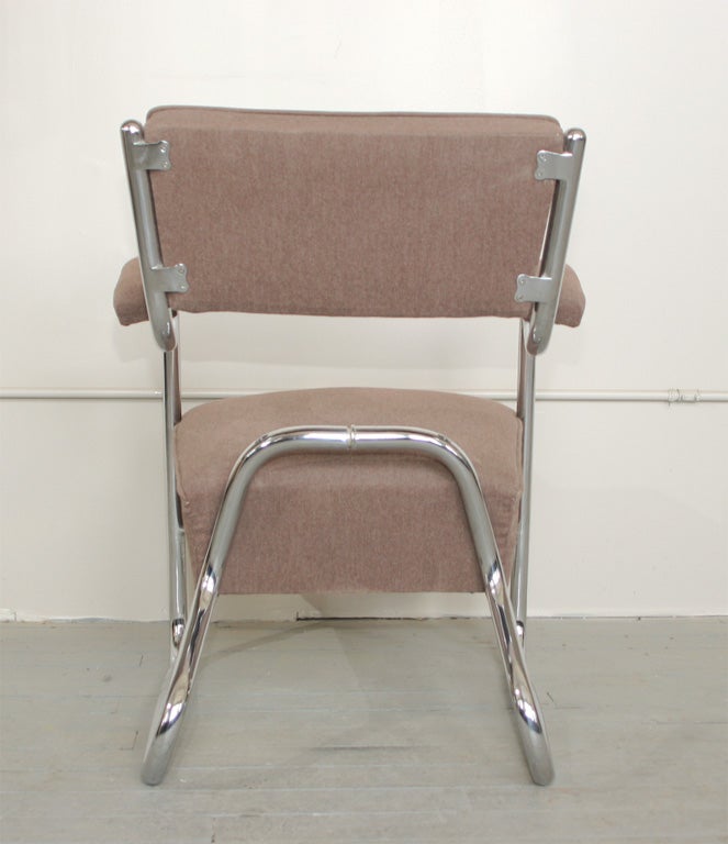 Mid-20th Century Bauhaus style armchairs.
