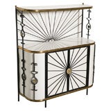 Vintage Bar in the form of French Baker's Rack