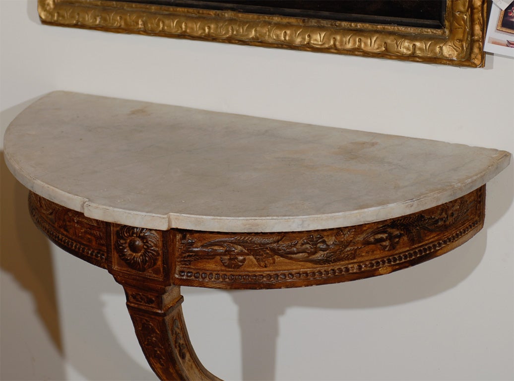 18th Century Swedish Marble Top Console - Gustavian In Excellent Condition In Atlanta, GA