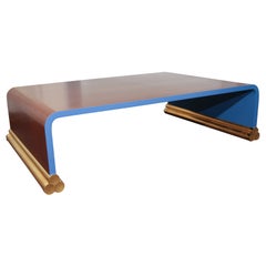 Wakapu, lacquer 
gilt-bronze  table by Jean-Bérenger de Nattes