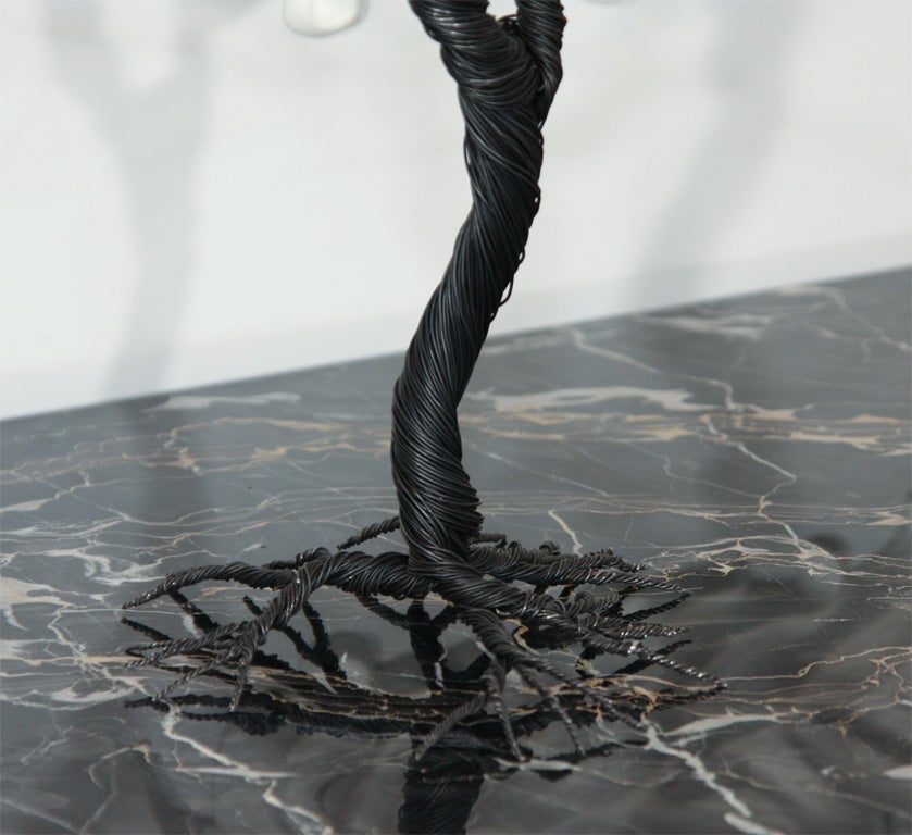 Contemporary wire tree / Sculpture <br />
by Pablo Avilla.