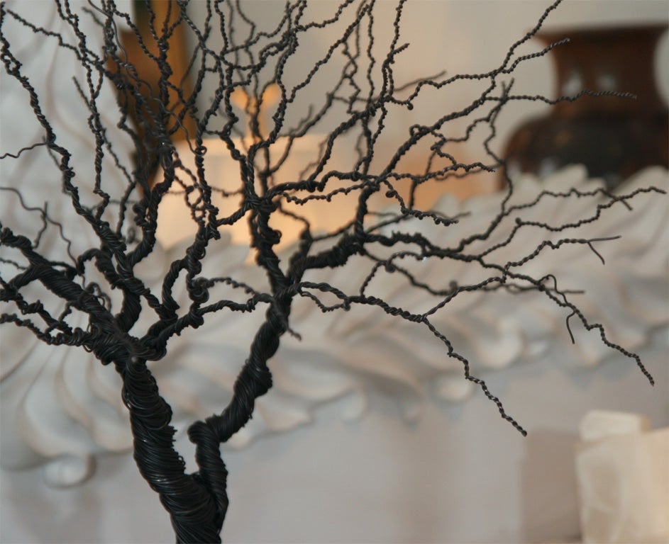 Contemporary Wire Tree Sculpture by Pablo Avilla