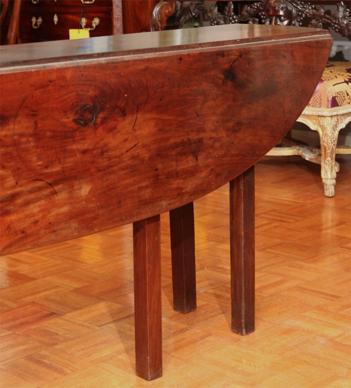 18th Century and Earlier 18th Century Irish Mahogany Hunt Table