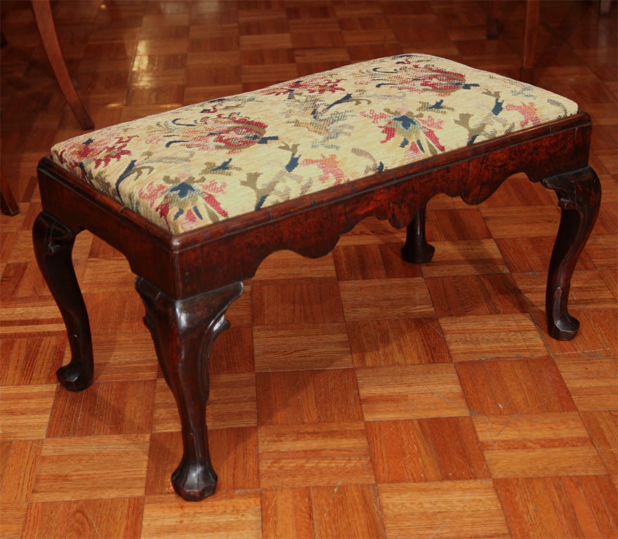 An Irish George II Mahogany Stool