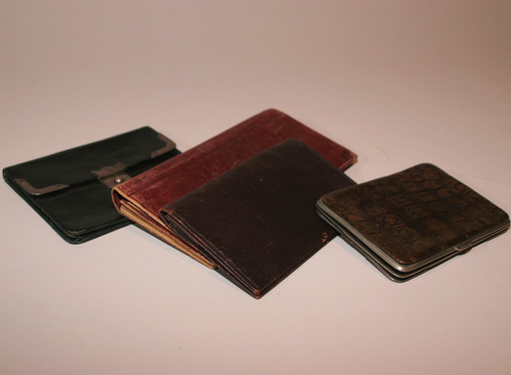 19th Century Leather Wallets at 1stDibs