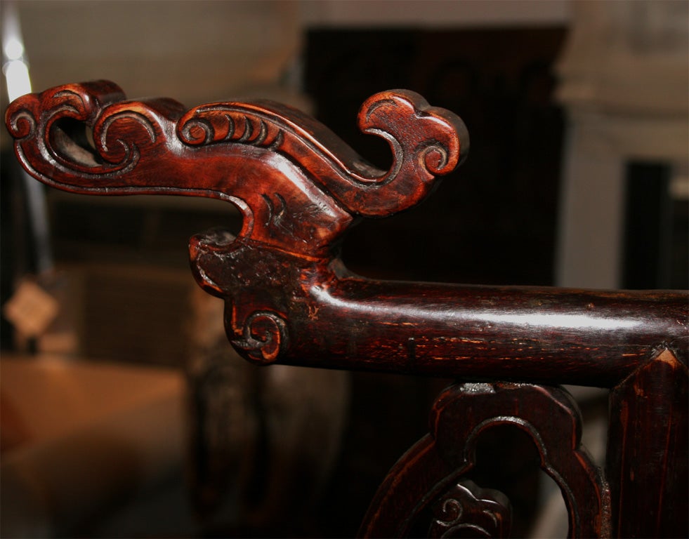 Robe Rack / Headboard with Serpent Heads 3