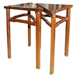 Set of Two Triangle Tables
