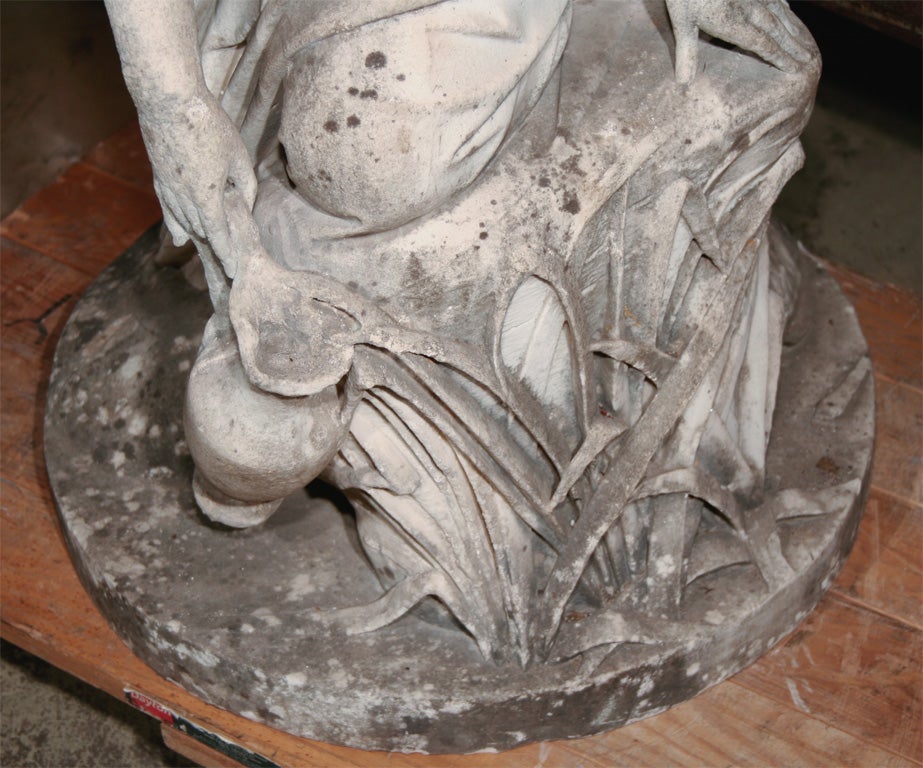 19th century English marble statue For Sale 2