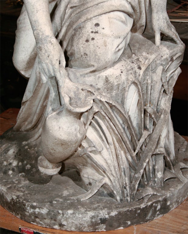 19th century English marble statue For Sale 4