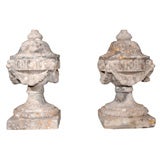 Pair of English 19th century finials