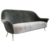 French Mid Century Mohair settee
