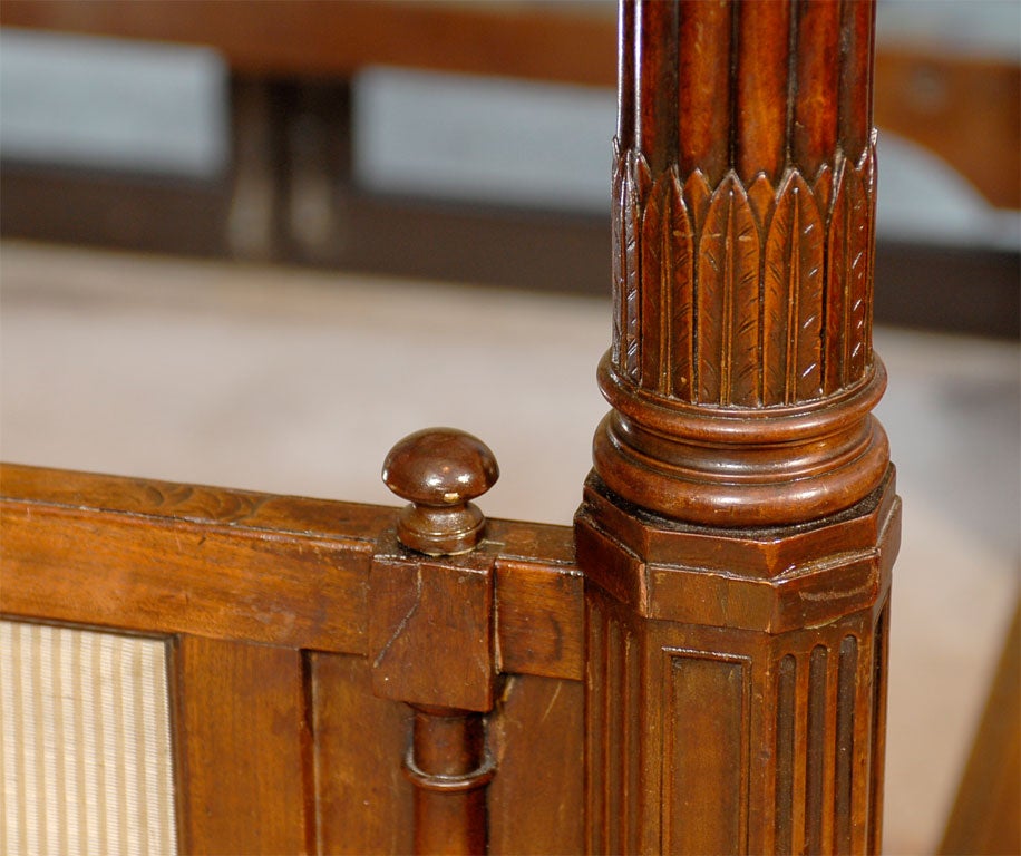A George III Mahogany & Painted Four-Post Tester Bed, ca. 1790 4