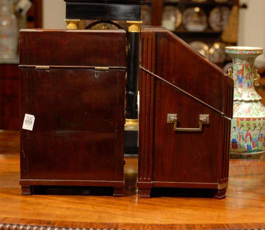 Pair of 19th Century Mahogany Knife Boxes with Fitted Interiors 2