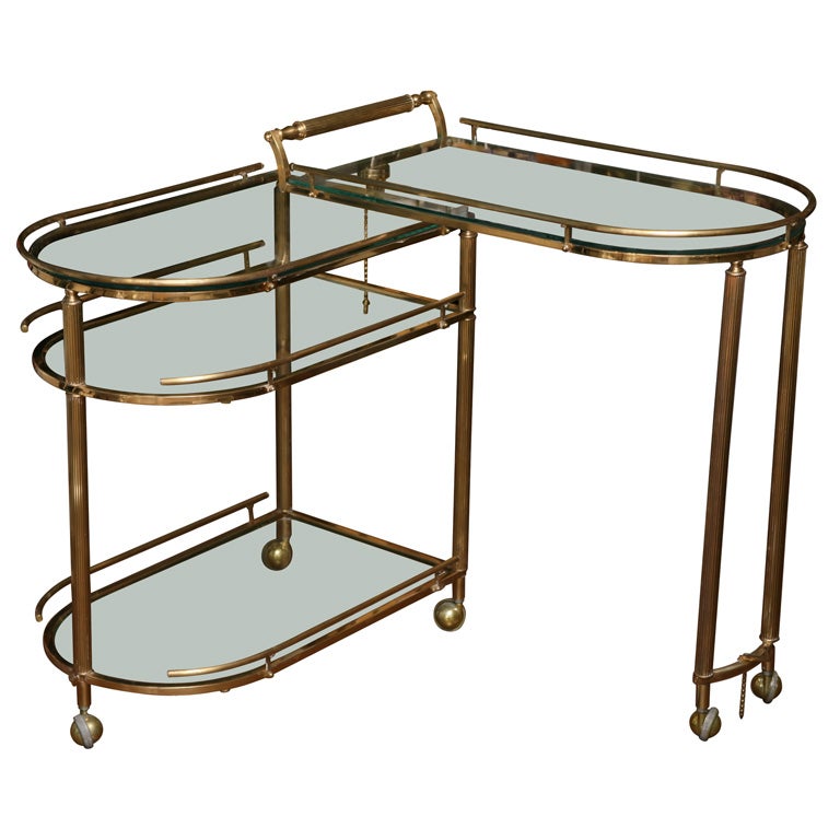 Brass Bar Cart