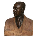 Bronze and Stone Bust