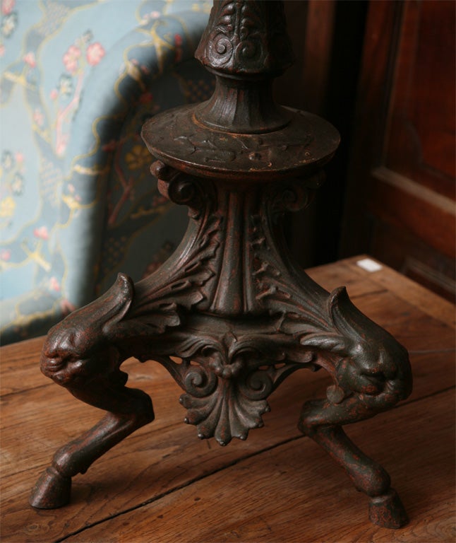 French Iron Floor Lamp