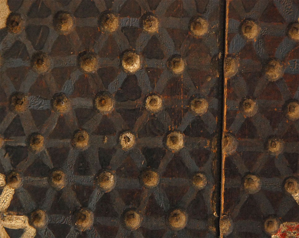 Pine LATE 19THC CHINESE CHECKERS  GAME BOARD