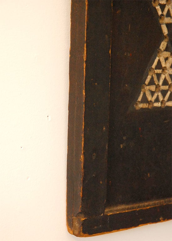 LATE 19THC CHINESE CHECKERS  GAME BOARD 3