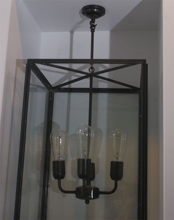 Reproduction Hanging Lantern - Ilford Large For Sale 1
