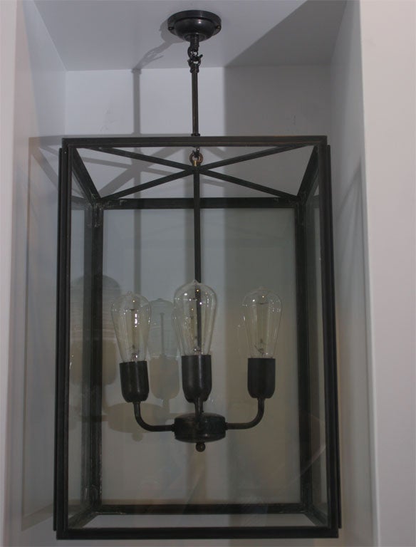 Reproduction Hanging Lantern - Ilford Large For Sale 2