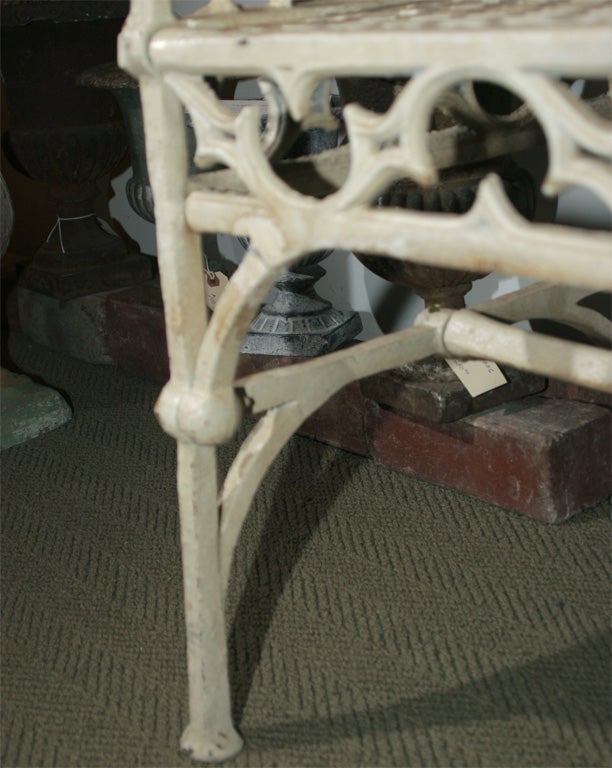 Gothic Style Cast Iron Bench 1