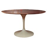 54" rosewood Saarinen dining table mfg. Knoll