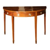 Hepplewhite Demilune Console