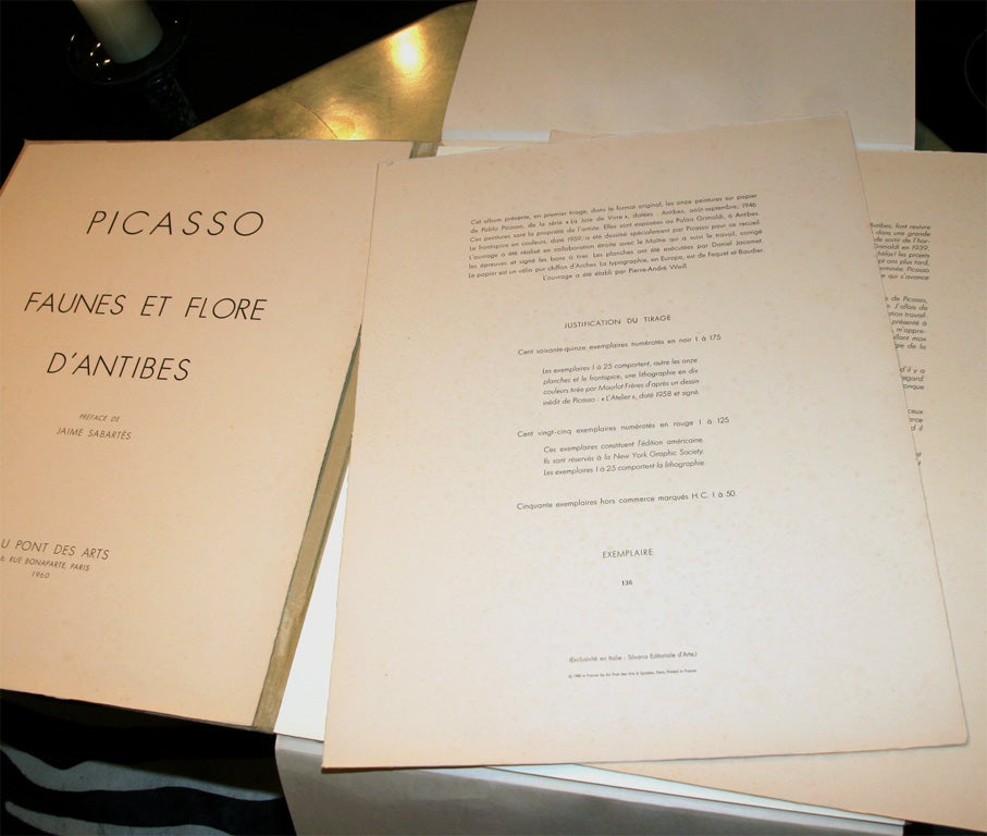 French Pablo Picasso Folio 