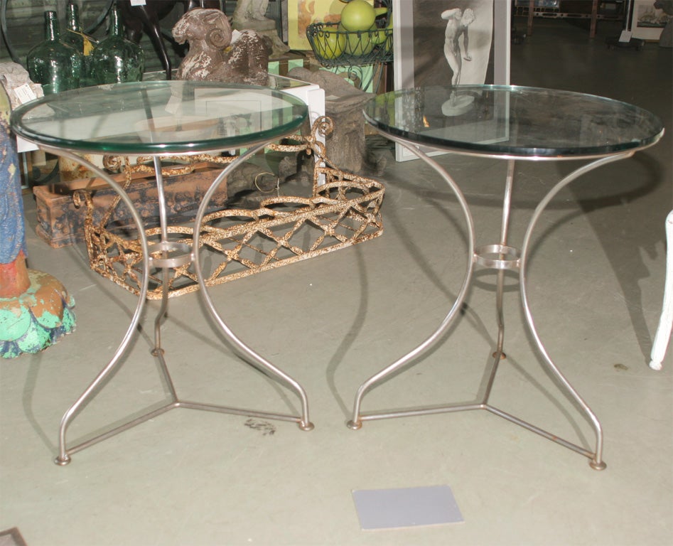 PAIR French Cafe Tables - Perfect for Outdoor Entertaining